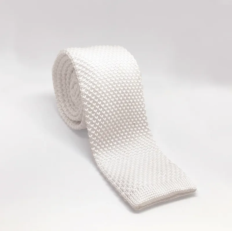 Equetech Waffle Show Tie Unisex in White